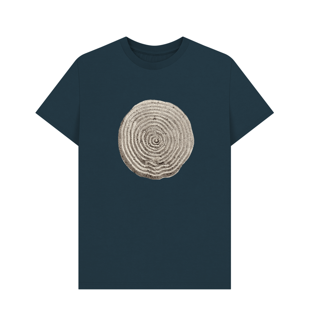 Denim Blue 'Embrace Imperfection' Organic T-Shirt