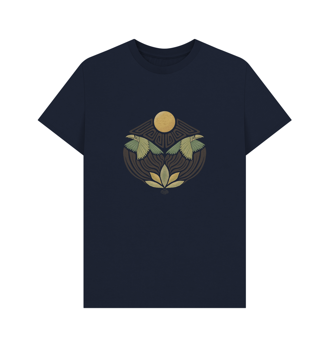 Navy Blue 'Toucans' Organic Shirt