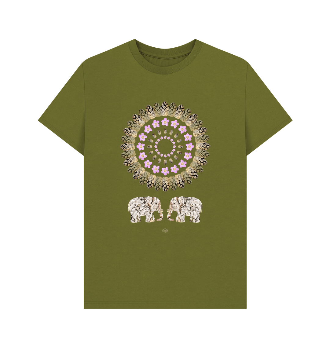 Moss Green 'Shared Wisdom' Organic T-Shirt