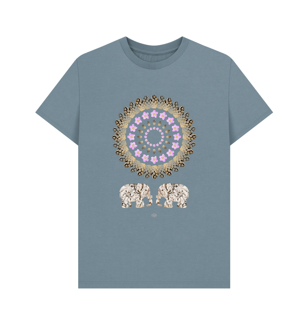 Stone Blue 'Shared Wisdom' Organic T-Shirt